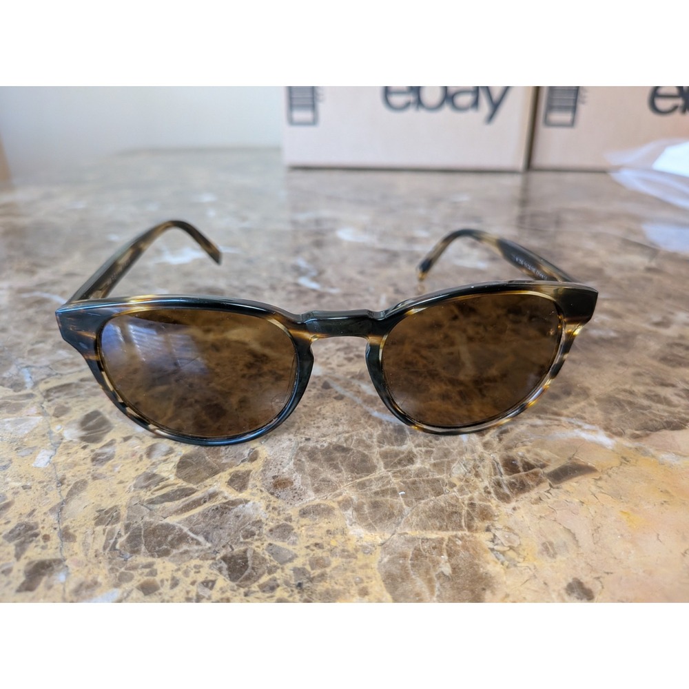 WARBY PARKER PERCY W 256 Striped Sassafras Round Unisex Eyeglasses 51-20-140